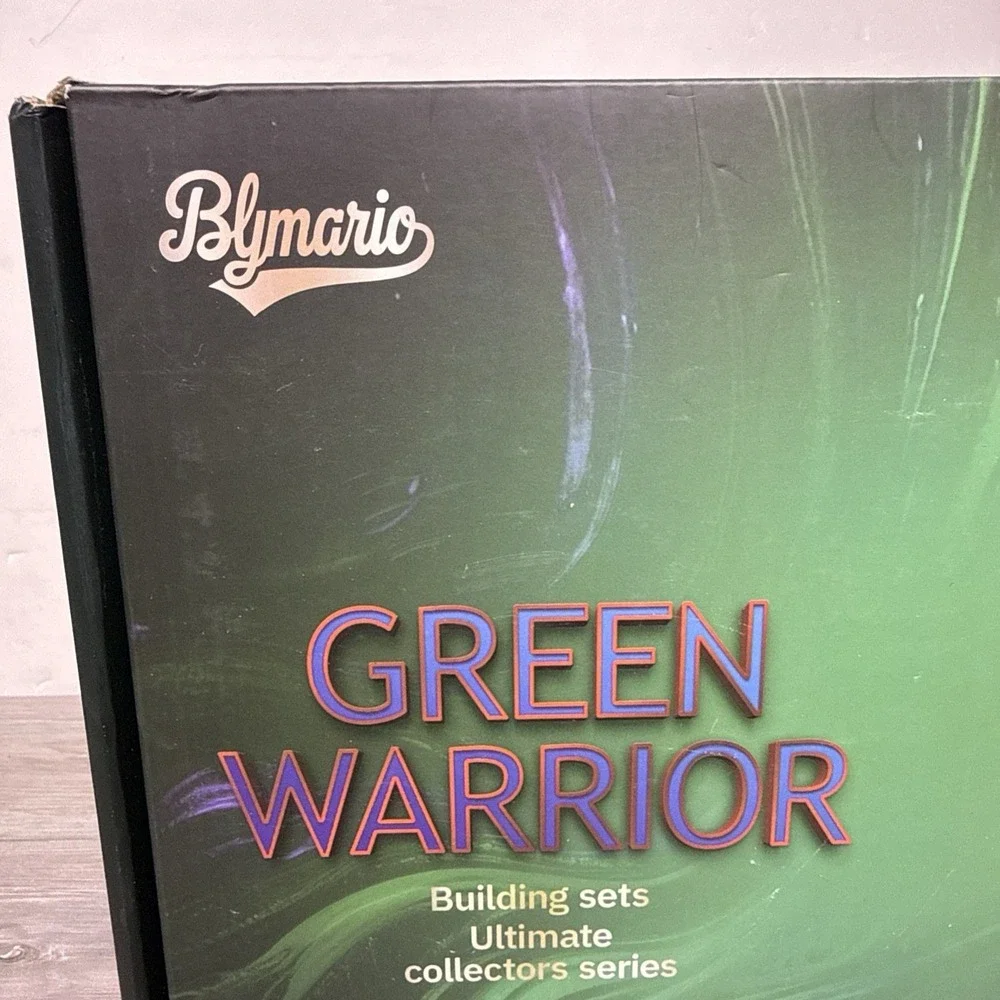 Blymario Green Warrior Building Kit for Adults 1112 Pieces New In Box